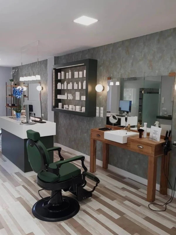 Mobiliario barbería en Madrid