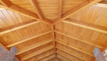 cubierta de madera para tejado