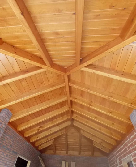 cubierta de madera para tejado