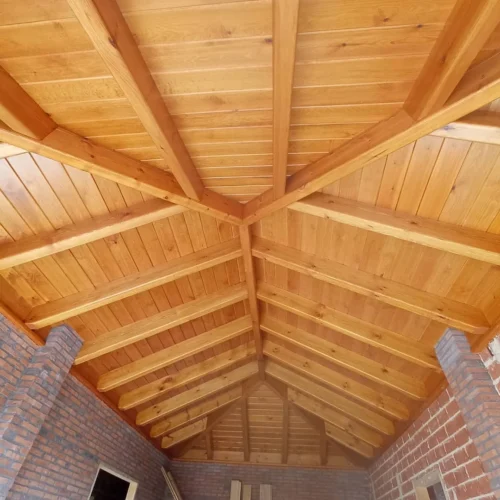 cubierta de madera para tejado