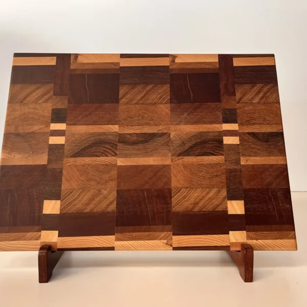 diferentes maderas en un forma de trenzado