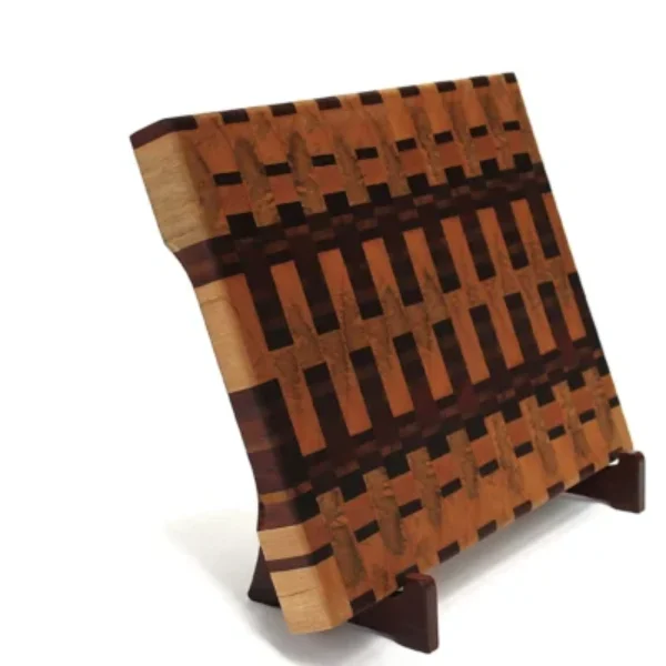 tabla de madera estilo mosaico hecha con madera de alta calidad artesanalmente