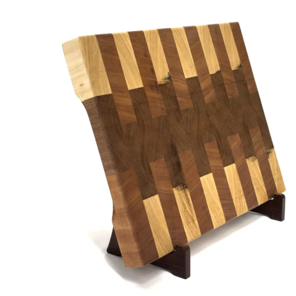 tabla de cortar end grain de maderas nobles