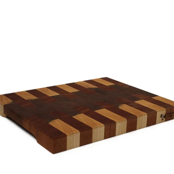 tabla de cortar end grain de maderas nobles